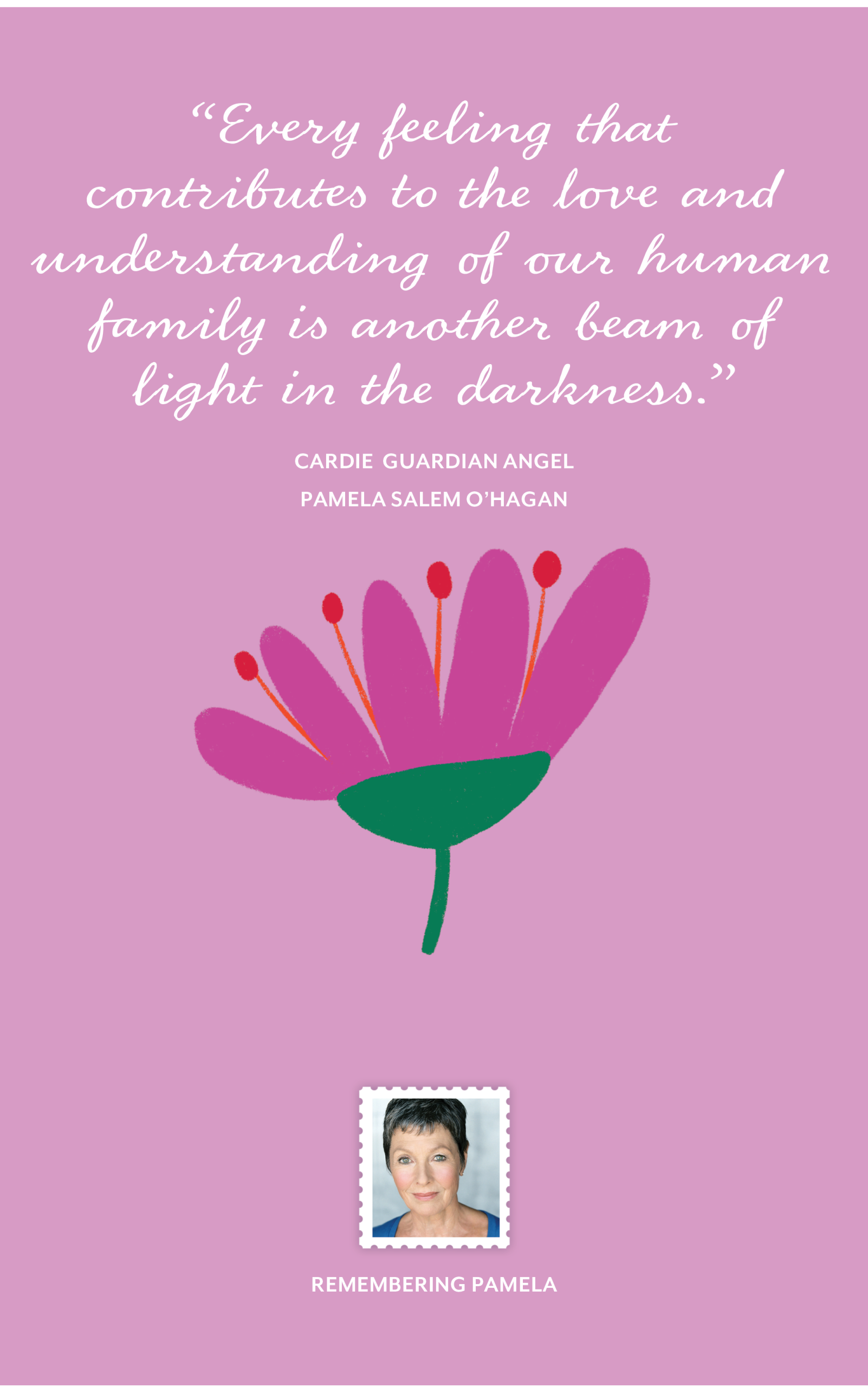 Pamela Salem OHagan Quote